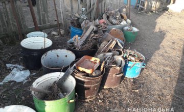 Тонна металла: на Днепропетровщине в частном доме мужчина организовал подпольный пункт приема металлолома