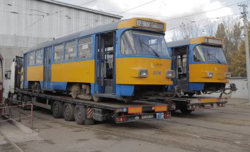 Дніпро будується з любов’ю: трамвайний парк знову поповнили комфортабельними вагонами із Лейпцигу
