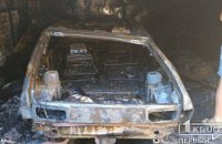 В Кривом Роге горел гаражный кооператив: огонь уничтожил автомобиль