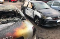 На Днепропетровщине в результате пожара на СТО сгорело 5 иномарок (ФОТО)