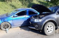 На Днепропетровщине произошло тройное ДТП: пострадал один из водителей