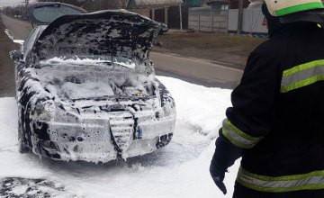 В Павлограде на ходу загорелась легковушка 