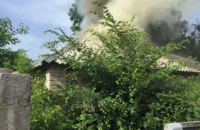 В Днепропетровской области сгорел нежилой дом (ФОТО)