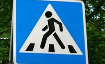 В Днепропетровске закончились работы по установке дорожных знаков возле школ