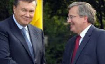 Президент Украины Виктор Янукович встретился с Президентом Польши Брониславом Коморовским.