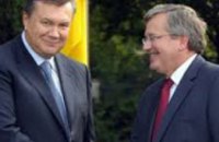 Президент Украины Виктор Янукович встретился с Президентом Польши Брониславом Коморовским.