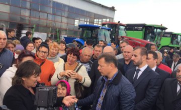 Ляшко в Никопольском районе рассказал фермерам, как победить земельное рейдерство 