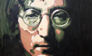 Днепропетровский художник Виталий Щербак презентовал ИА «Мост-Днепр» картину с изображением Джона Леннона