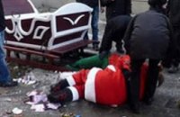В Польше пьяный Санта-Клаус на санях попал в ДТП