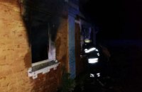 В Никопольском районе горел частный дом (ФОТО)
