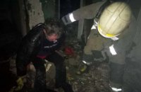 На Днепропетровщине во время пожара в заброшенном здании пострадал мужчина