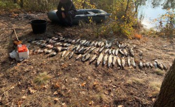 На Днепропетровщине рыбак-браконьер выловил электроудочкой более 50 кг рыбы