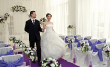 Днепропетровская свадьба, организованная залом европейской свадебной церемонии Wedding Palace, удивила даже команду проекта «4 с