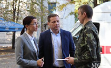 Сегодня в Днепропетровский военный госпиталь привезли необходимые лекарства