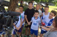 Школьник собрал футбольную команду для участия в Дворовых Олимпийских играх