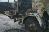 В Днепропетровской области на ходу загорелся грузовик (ФОТО)