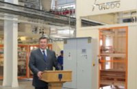В Днепропетровской области Виктор Янукович открыл завод по производству комбикормов (ФОТО)