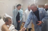 Глава Нацполиции приехал в Днепр к раненым полицейским (ФОТО)