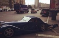 Российский актер Гоша Куценко попал в аварию и разбил эксклюзивный спорткар