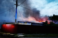 В Днепропетровской области спасатели более трёх часов тушили пожар в частном доме