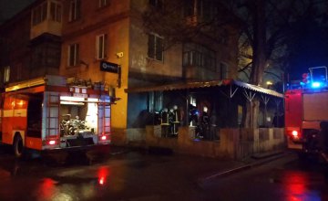 Ночью в Кривом Роге горел кафе-бар