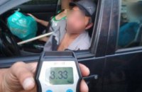 В Полтаве остановили водителя, уровень алкоголя в крови которого в 17 раз превышал норму (ФОТО)