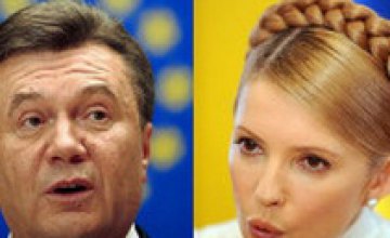 Тимошенко лидирует в 15 областях и Киеве, Янукович — в 9 областях и в Крыму