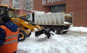  На дороги Днепра вышло 166 единиц снегоуборочной техники