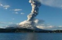 В Японии началось извержения вулкана Асо
