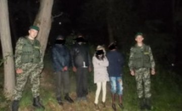 На Закарпатье пограничники задержали 4 незаконных мигрантов