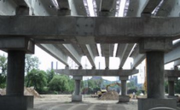 Строительство правобережных съездов с Кайдацкого моста выполнено на 25%