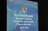 В Днепропетровске состоялся первый этап XIX конференции областной организации Партии регионов