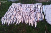 На Днепропетровщине рыбаки-браконьеры наловили рыбы на 7 тыс. грн