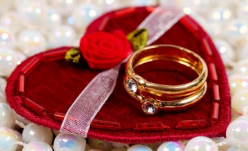 На День влюбленных в Днепропетровской области поженились почти 200 пар