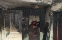 В Кривом Роге горел жилой дом: пострадали двое детей (ФОТО)