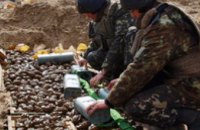 На Новомосковском полигоне военные уничтожили 30 тыс гранат Ф-1