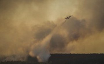 В Чернольской зоне в круглосуточном режиме тушат пожар