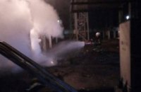 На Приднепровской ТЭС загорелись трансформаторы (ФОТО)