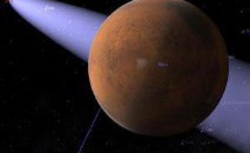 В 2014 году в Марс может врезаться комета, образовав в планете кратер диаметром 500 км