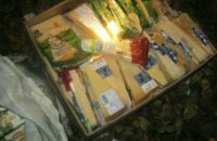 На границе с Россией задержали контрабандиста с 60 кг сыра (ВИДЕО)