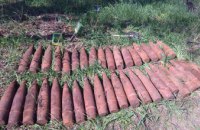 В Софиевском районе нашли и уничтожили 38 артиллерийских снарядов