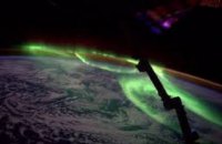 Астронавт NASA зафиксировал полярное сияние из космоса (ВИДЕО)