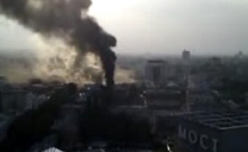 Возможная причина пожара в центре Днепропетровска – желание очистить территорию от киосков, – Антирейдерский союз
