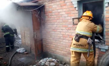 Спасатели ликвидировали пожар в одноэтажном жилом доме Никополя
