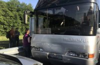 В аэропорту «Борисполь» водитель автобуса устроил масштабное ДТП (ФОТО)