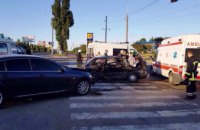 На Днепропетровщине при столкновении Lexus и Nissan пострадало 5 человек (ФОТО)
