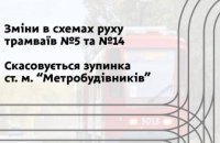 До уваги пасажирів! У Дніпрі з 12-го грудня трамваї №5 та №14 курсуватимуть зі змінами