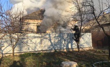 ​На Днепропетровщине во время пожара в собственном доме погиб мужчина (ВИДЕО)