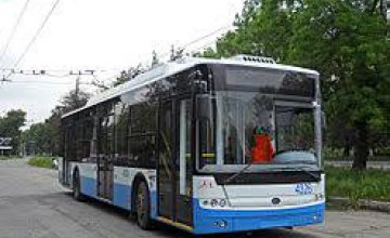 В Днепре временно приостановит движение троллейбус №2