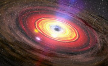 Астрономы обнаружили гигантскую черную дыру времен ранней Вселенной